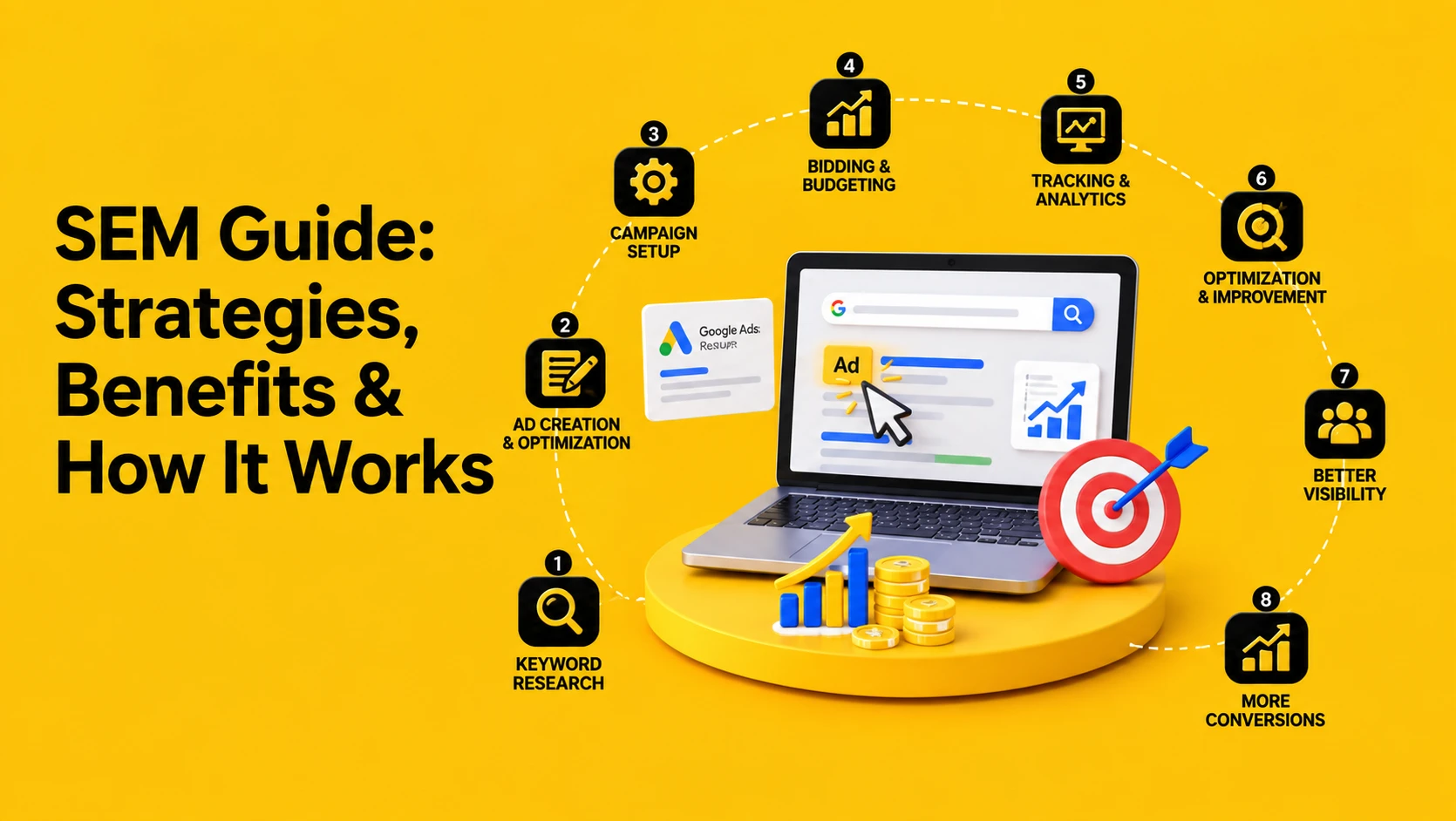 SEM Guide: Strategies, Benefits & How It Works
